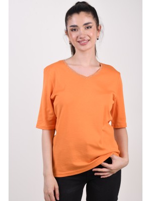 Women T-shirt Sunday 6004 Orange